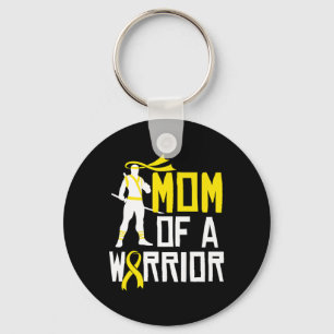 Childhood Cancer Awareness Gold Ribbon  Mum Suppor Key Ring