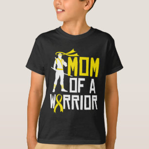 Childhood Cancer Awareness Gold Ribbon  Mum Suppor T-Shirt
