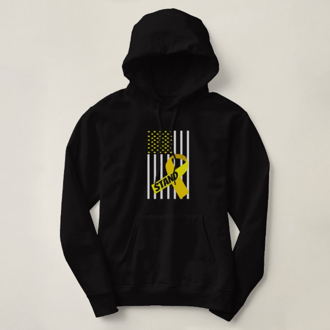 Childhood Cancer Awareness  Hoodie (Design Front)