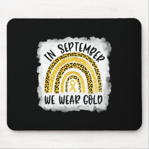 Childhood Cancer Awareness  In September We Wear G Mouse Pad