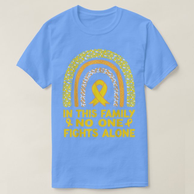Childhood Cancer Awareness In This Family No One F T-Shirt (Design Front)