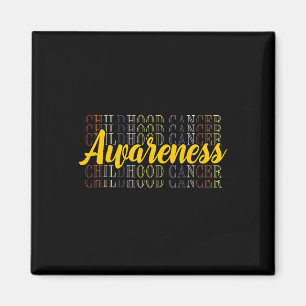 Childhood Cancer Awareness Mary Strong Gold Ribbon Magnet