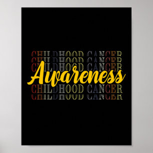 Childhood Cancer Awareness Meet My Hero 1 Poster