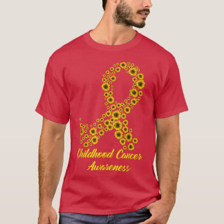 Childhood Cancer Awareness Month Costume Yellow Ri T-Shirt