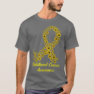 Childhood Cancer Awareness Month Costume Yellow Ri T-Shirt