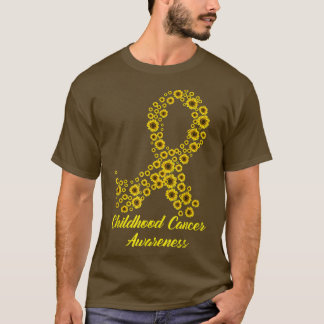 Childhood Cancer Awareness Month Costume Yellow Ri T-Shirt