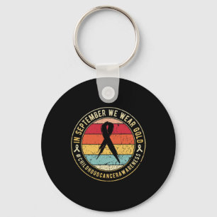 Childhood Cancer Awareness Month In September Vint Key Ring