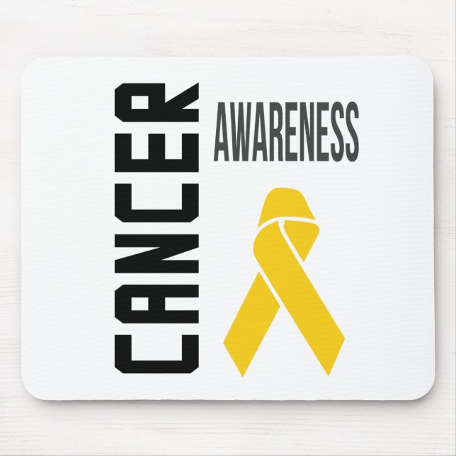 Childhood Cancer Awareness Mouse Pad (Front)