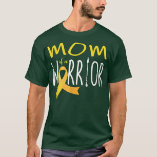 Childhood Cancer Awareness Mum Of A Warrior 678 T-Shirt