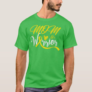 Childhood Cancer Awareness Mum Of A Warrior 682 T-Shirt