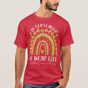 Childhood Cancer Awareness Rainbow Twinkle 2022 77 T-Shirt