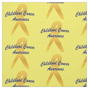 Childhood Cancer  Awareness Ribbon Dove of Hope Fabric