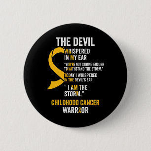 Childhood Cancer Awareness Ribbon s1 6 Cm Round Badge