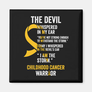 Childhood Cancer Awareness Ribbon s1 Magnet