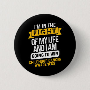 Childhood Cancer Awareness Ribbon S3  6 Cm Round Badge