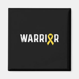 Childhood Cancer Awareness Ribbon Warrior  Magnet