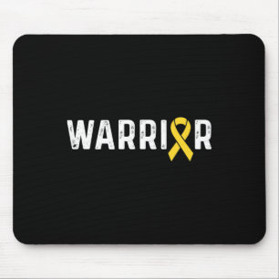 Childhood Cancer Awareness Ribbon Warrior  Mouse Pad