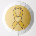Childhood Cancer Awareness Ribbon with Heart