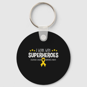 Childhood Cancer Awareness  RN Nurse Paediatrics O Key Ring