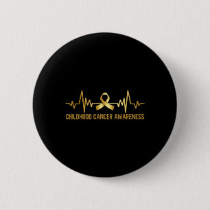 childhood cancer awareness september cancer 6 cm round badge