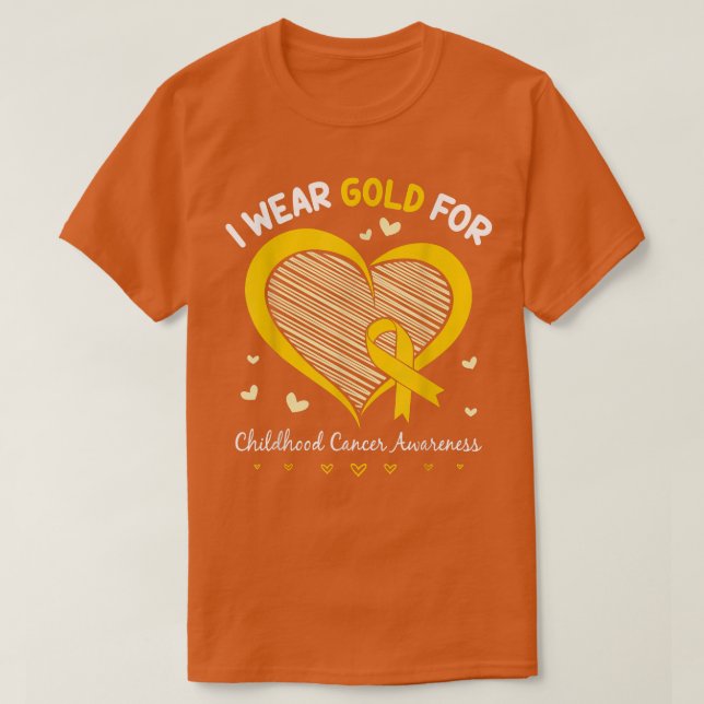 Childhood Cancer Awareness Shirts In September We  (Design Front)