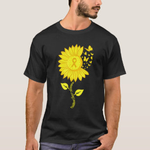 Childhood Cancer Awareness Sunflower September Can T-Shirt