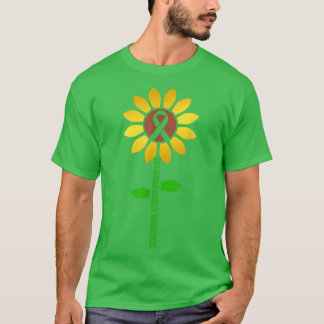 Childhood Cancer Awareness Sunflowwer  T-Shirt