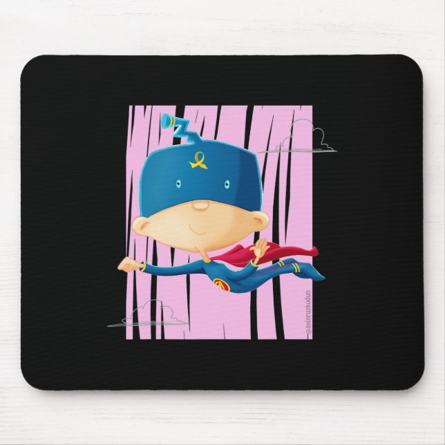 Childhood Cancer Awareness Super GA  Mouse Pad (Front)