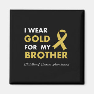 Childhood Cancer Awareness Survivor Men Warrior Br Magnet