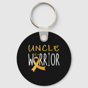 Childhood Cancer Awareness Uncle Of A Warrior Key Ring