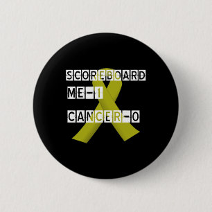 Childhood Cancer Awareness Warriors -scoreboard  6 Cm Round Badge