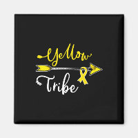 Childhood Cancer Awareness Yellow Ribbon Sarcoma B