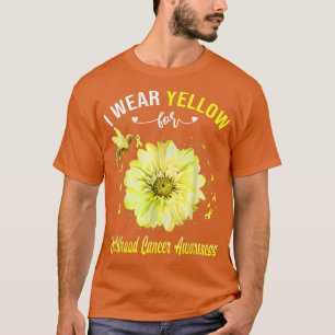 Childhood Cancer AwarenessI Wear Pink Hummingbird T-Shirt