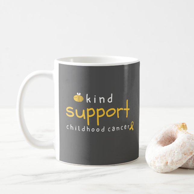 childhood cancer be kind support Mug (With Donut)
