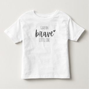 childhood cancer. brave. Custom Toddler T-Shirt