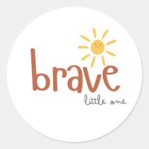 childhood cancer brave little one Stickers cute