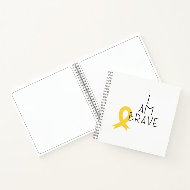 childhood cancer.brave. Sketch Drawing Notebook   (Inside)