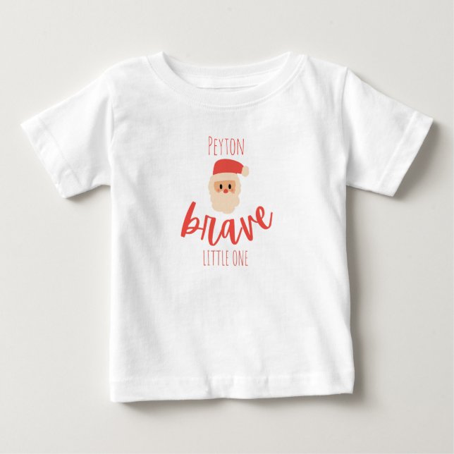 childhood cancer Christmas Custom Baby T-Shirt (Front)