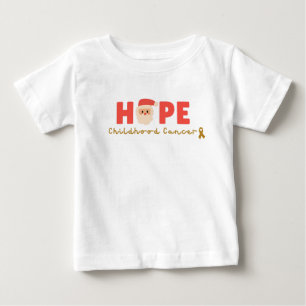 childhood cancer Christmas santa Baby T-Shirt