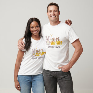 childhood cancer. Custom #team name hope T-Shirt