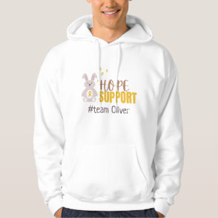 childhood cancer.Custom #team name Pullover Hoodie