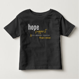 childhood cancer Custom #team name Toddler T-Shirt