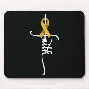 Childhood Cancer Faith Childhood Cancer Awareness  Mouse Pad