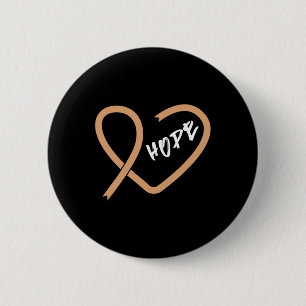 Childhood Cancer Fight Cancer Ribbon 3  6 Cm Round Badge
