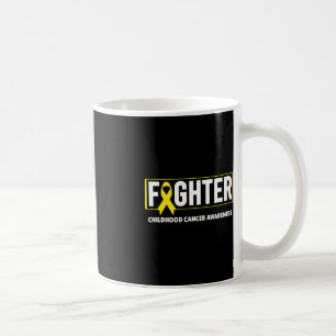Childhood Cancer - Fighter Childhood Cancer Aware Coffee Mug