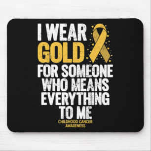 Childhood Cancer  for Family Childhood Cancer Awar Mouse Pad