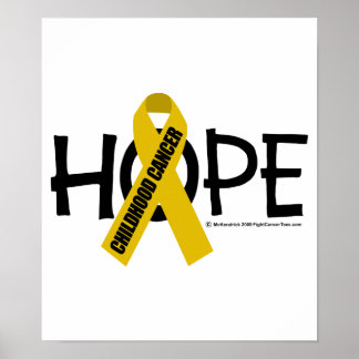 Childhood Cancer Hope Poster
