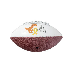 childhood cancer. I am brave. Football