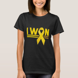 Childhood Cancer I Won Ribbon T-Shirt