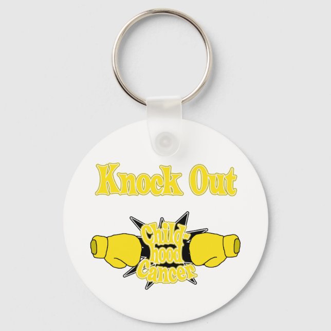 Childhood Cancer Key Ring (Front)